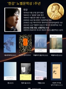 "한강" 노벨문학상 1주년